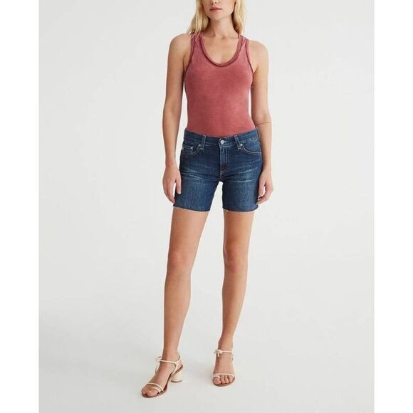 AG Adriano Goldschmied The Becke Short size 24 R - Picture 1 of 8